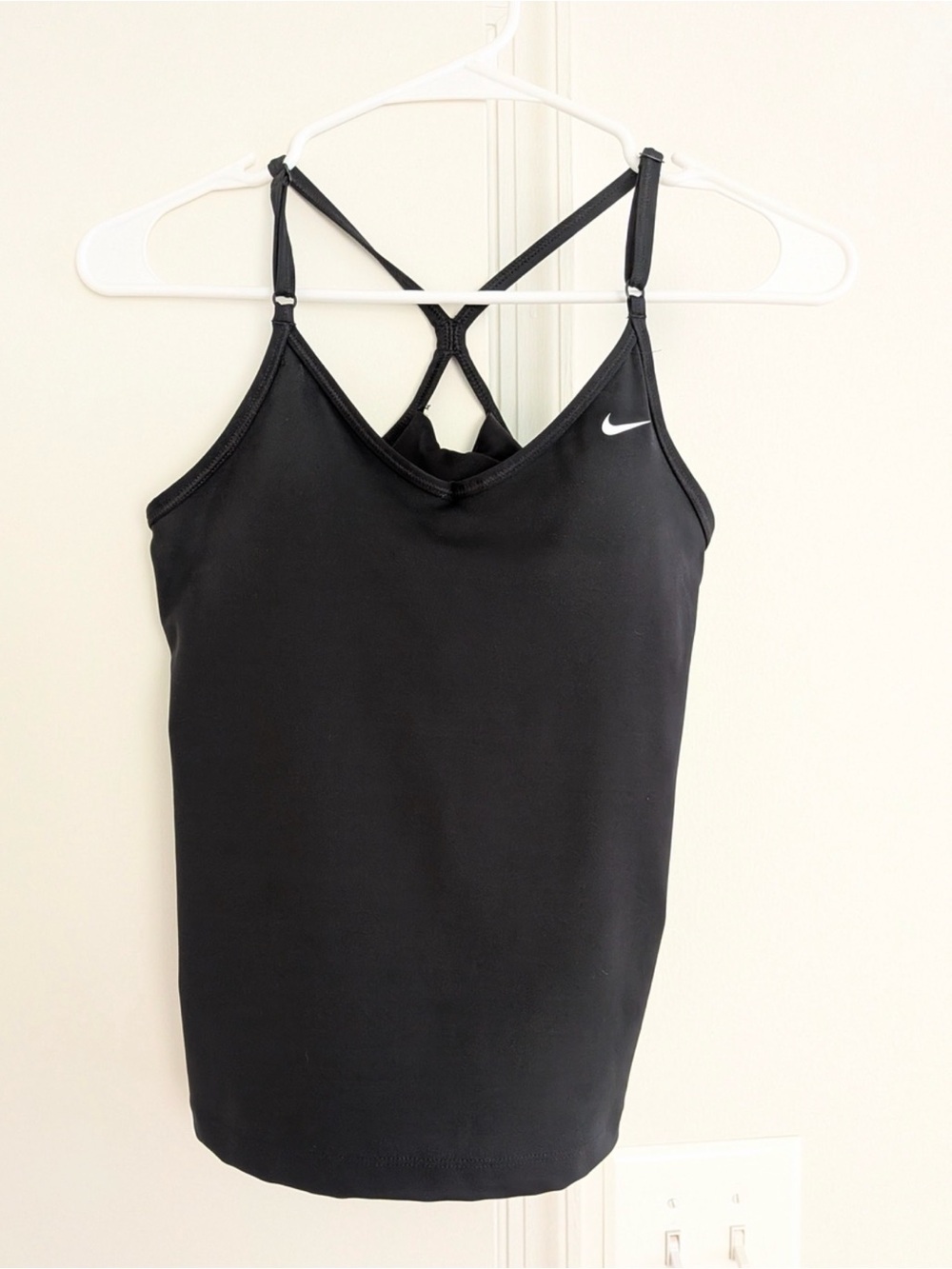 Nike Black Racerback Camisole with Swoosh